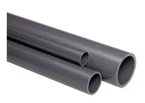 DEKADUR-C tubo in PVC-C grigio SDR21/PN10/S10 GF+-Tubiplast