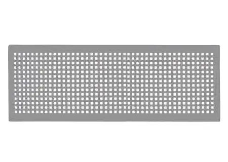 Griglia design Zehnder Torino per CLD con attacco multiplo (430 x 160 mm)-Zehnder-Tubiplast