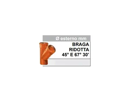Braga ridotta 45° e 67° 30′-Stabilplastic-Tubiplast