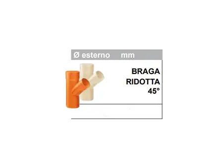 Braga ridotta 45°-Stabilplastic-Tubiplast