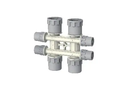 Collettore complanare modulare safety-pol Aquatechnik-Tubiplast